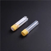 Tashqi vintli qopqoqli 5 ml shaffof kriovalli quvurli krotube