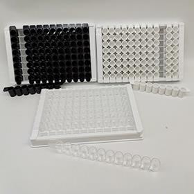ELISA plastinkasi 96-quduqli 8 ta chiziq